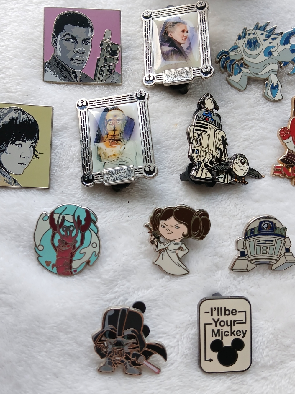 TRADABLE DISNEY PINS - Star Wars, Mickey Mouse, Anger Management [All Brand New]
